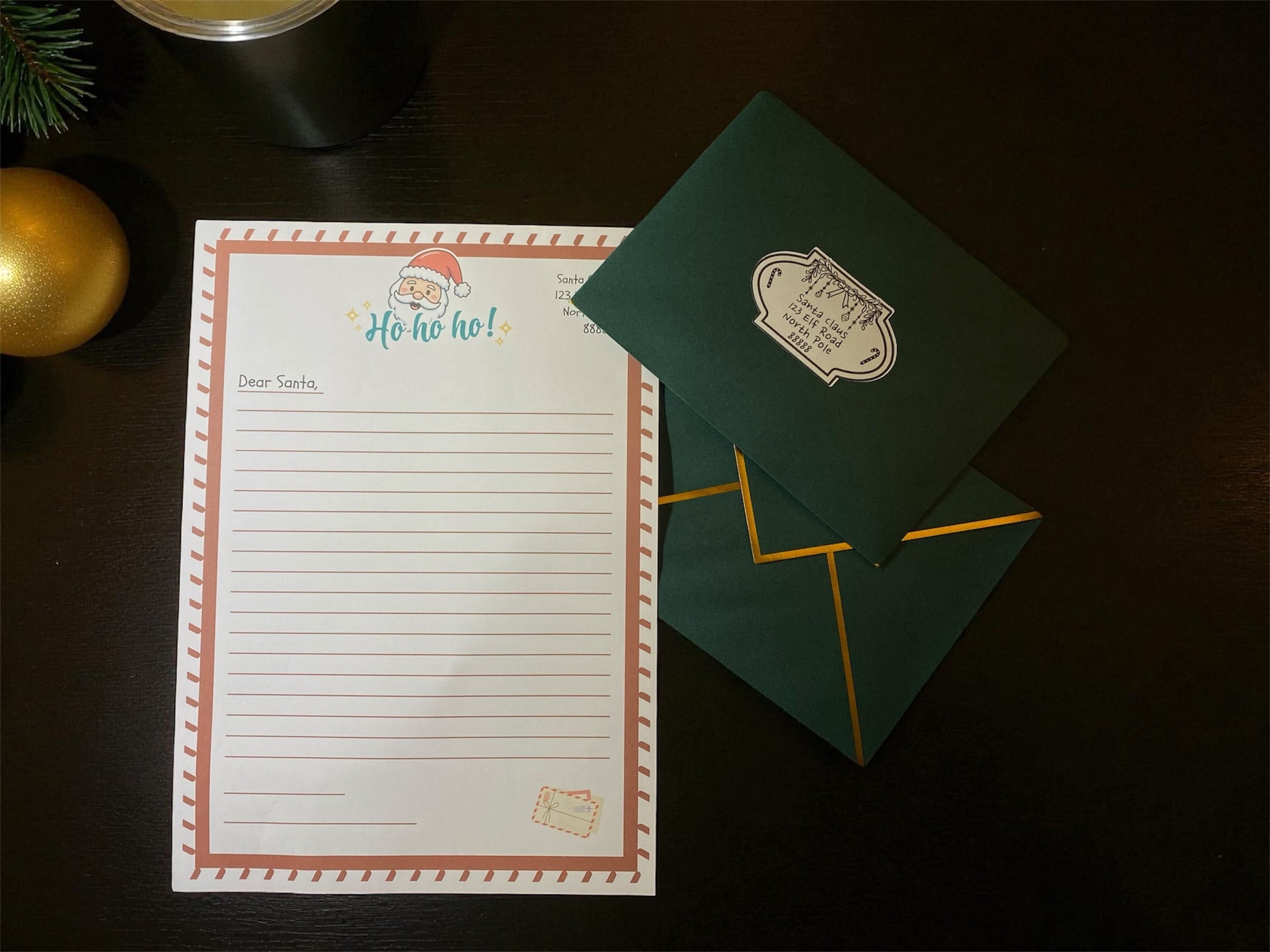 Personalised Santa Claus Letter Kit